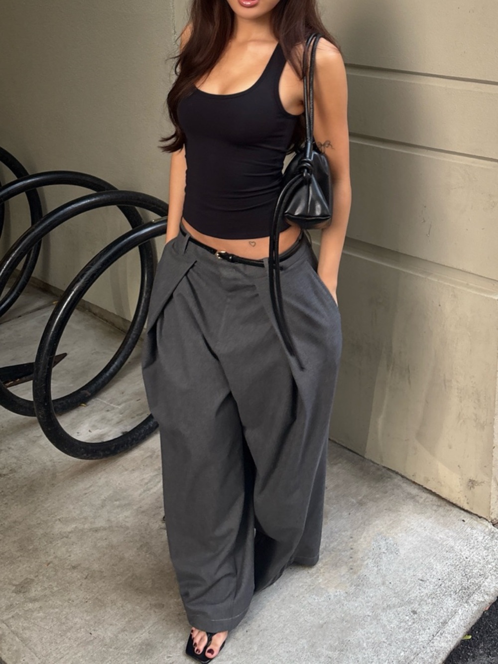 Zara pleated trousers